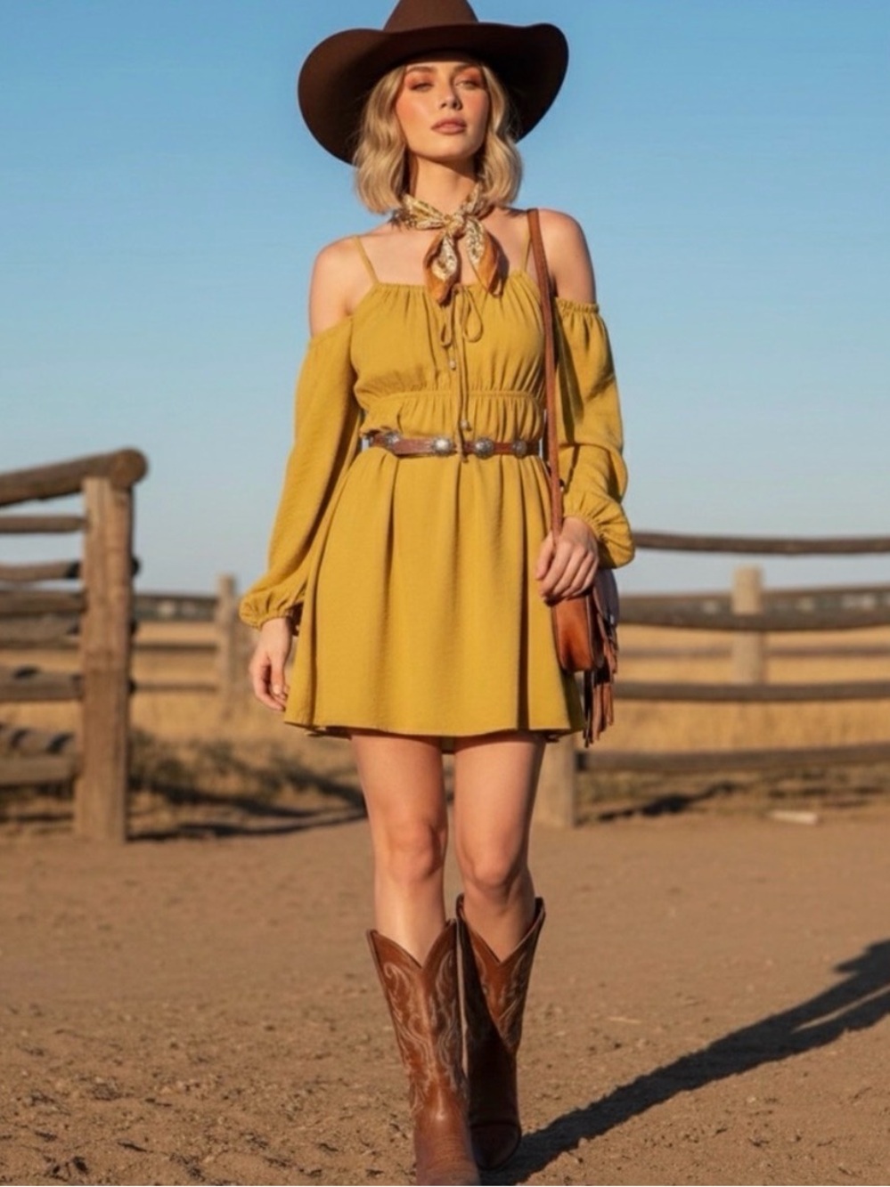 4 Western Vibes Dress Lot